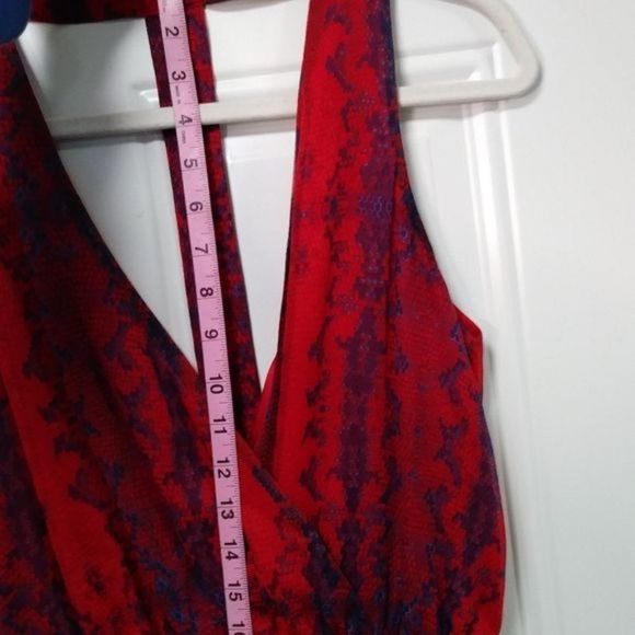 Aryn K Silk Flutter Dress T Back XS - Picture 9 of 14